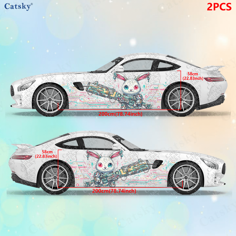 2pcs Cyberpunk Line Tech Bunny - đánh giá và giá Tech Accessories & Gadgets