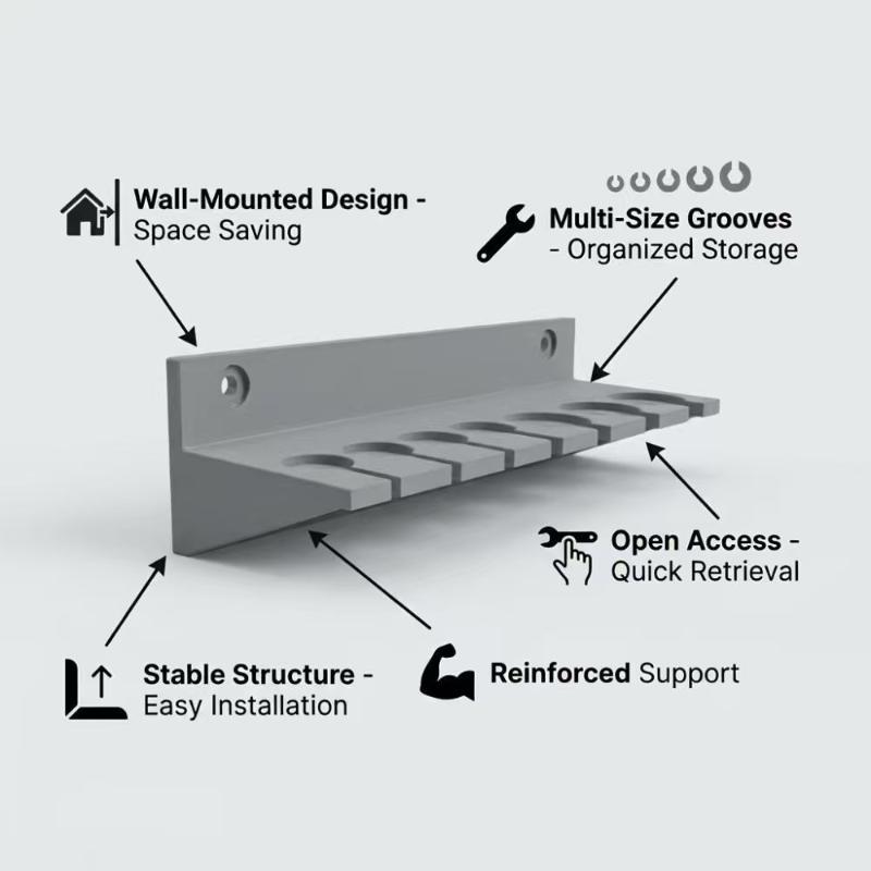 T Handle Tool Rack Wall Storag - đánh giá và giá Tech Accessories Holder