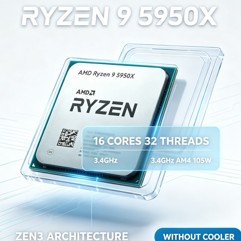 AMD Ryzen 9 5950X 16 Core 32 T - đánh giá và giá Amd Cpu Ryzen 9