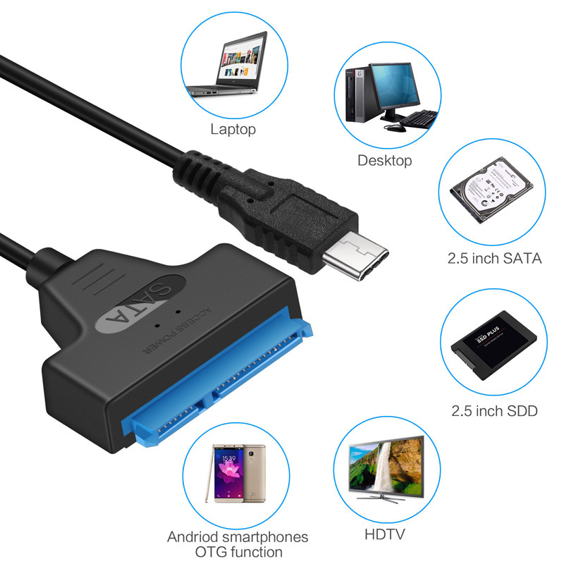 USB 3.1 Type C to SATA III HDD - đánh giá và giá Samsung Ssd Evo 870