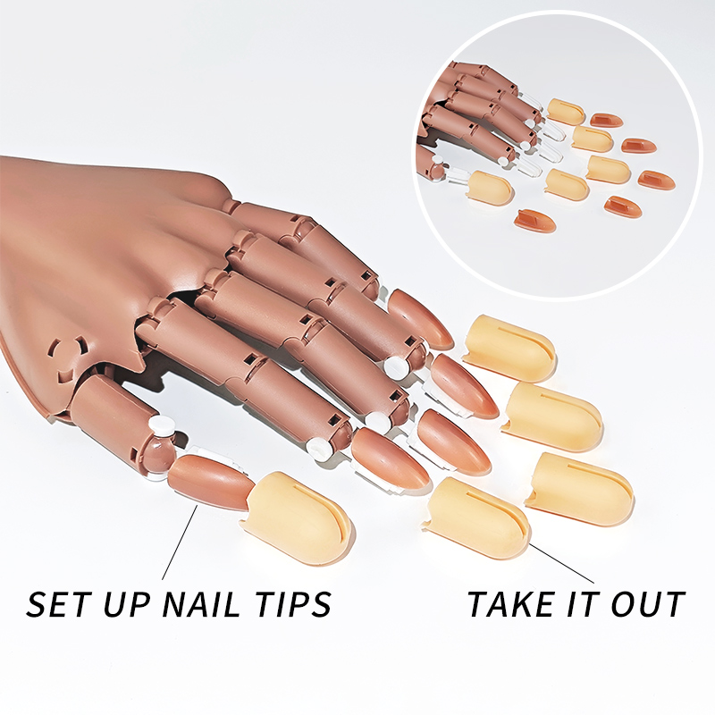 Nail Fake Practice Hand Movabl - đánh giá và giá Tech Accessories Holder