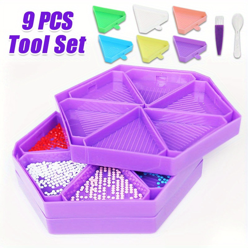 9PCS New Diamond Painting Tray - đánh giá và giá Useful Tech Accessories