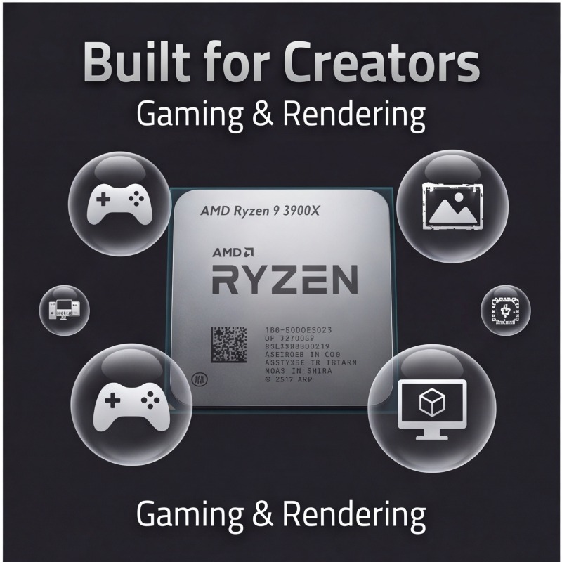 AMD Ryzen 9 3900X AM4 Upgrade  - đánh giá và giá Amd Cpu Ryzen 9