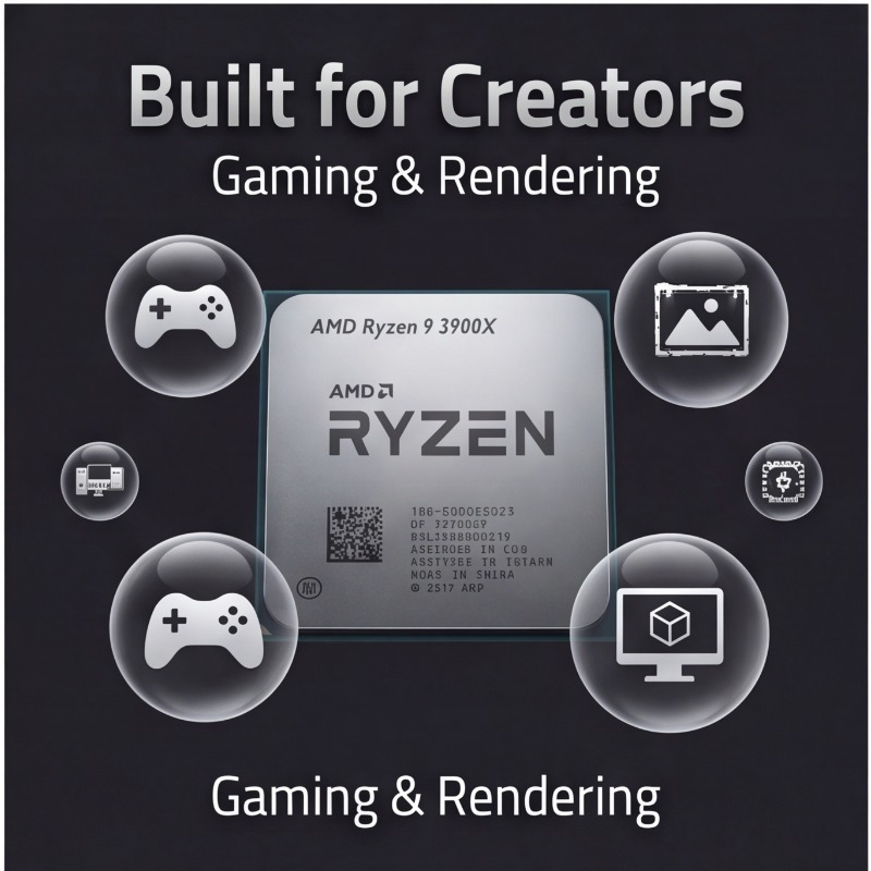 AMD Ryzen 9 3900X 12-Core 24-T - đánh giá và giá Amd Cpu Ryzen 9