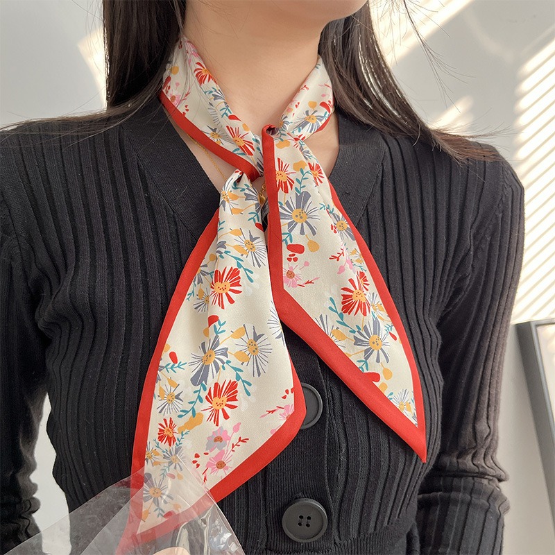 Women Fashion Red Floral Scarf - đánh giá và giá Useful Tech Accessories