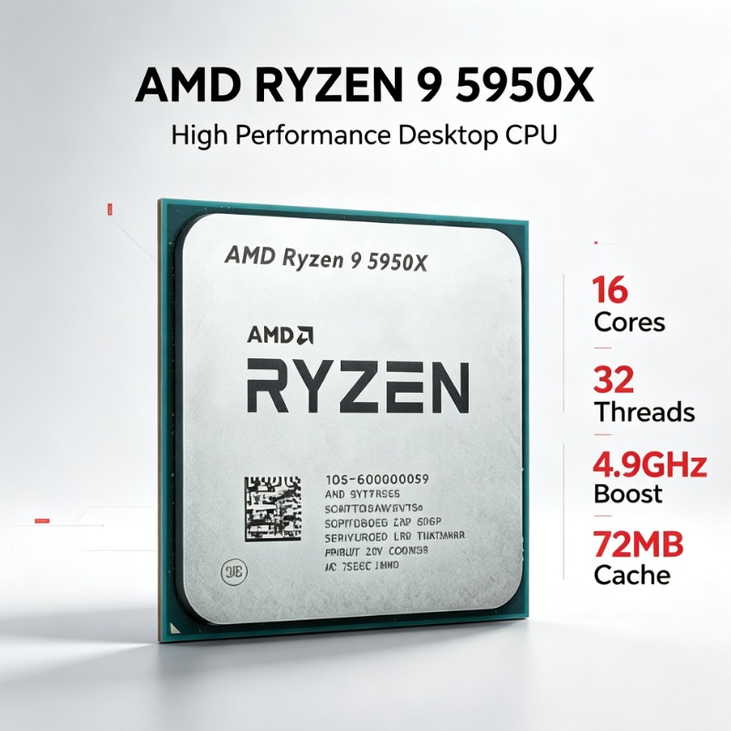 AM4 Processor AMD Ryzen 9 5950 - đánh giá và giá Amd Cpu Ryzen 9